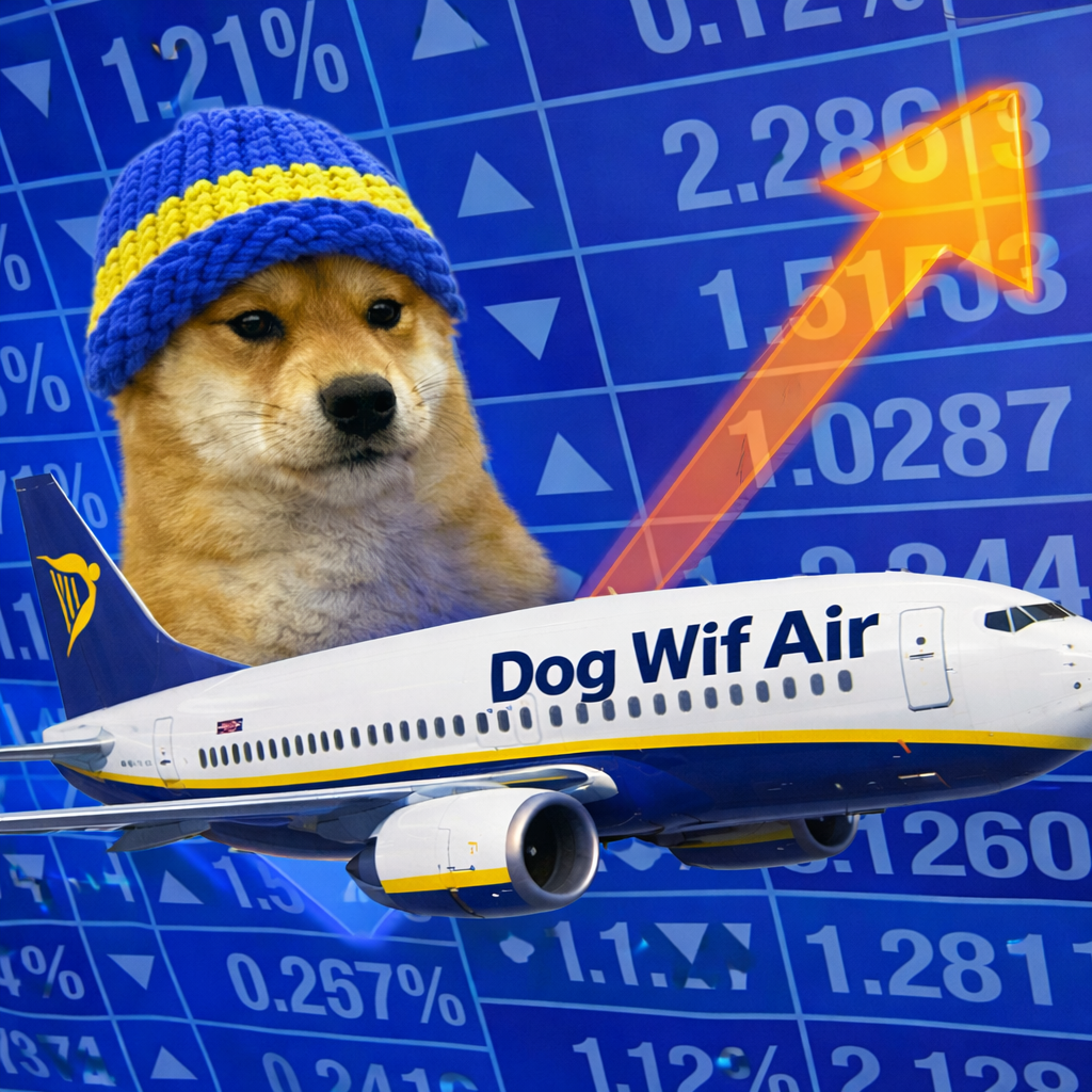 Dog Wif Air airplane